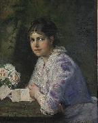 Elisabeth Keyser Day dreams oil on canvas